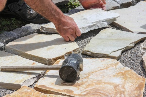 Stone Sidewalk Installation in Murrells Inlet