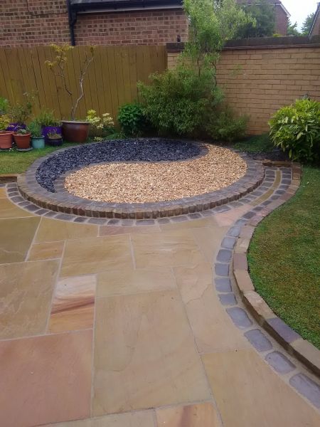 Sandstone Patio Installation in Murrells Inlet